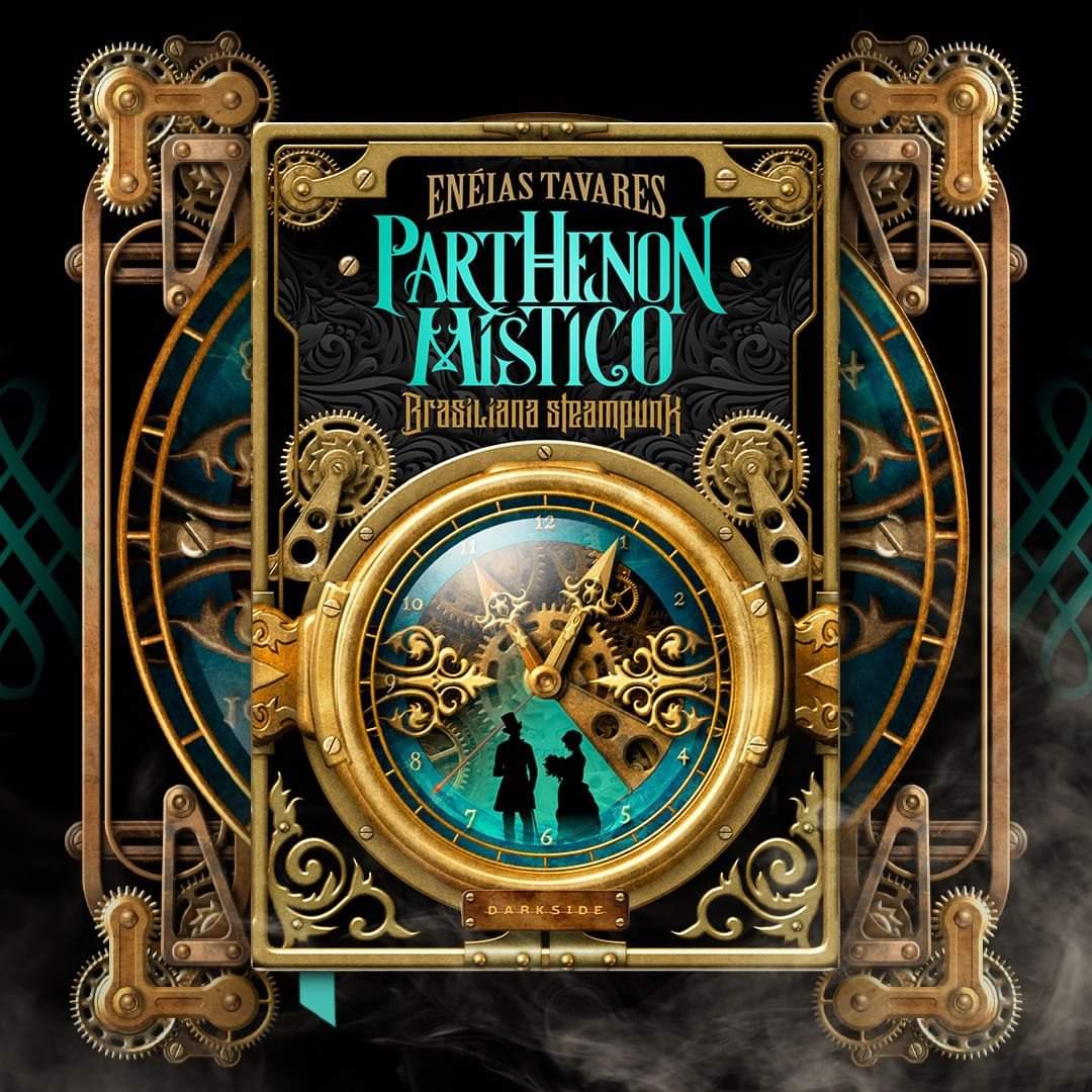Parthenon-Mistico-livro-eneias-tavares-darkside-books-brasiliana-steampunk, capa do livro