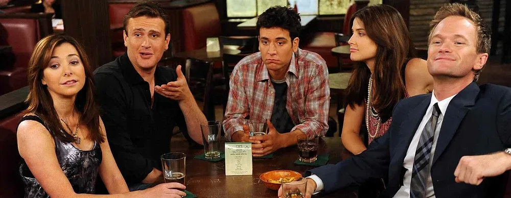 Lilly, Marshall, Ted, Robie e Barney em How I Met Your Mother