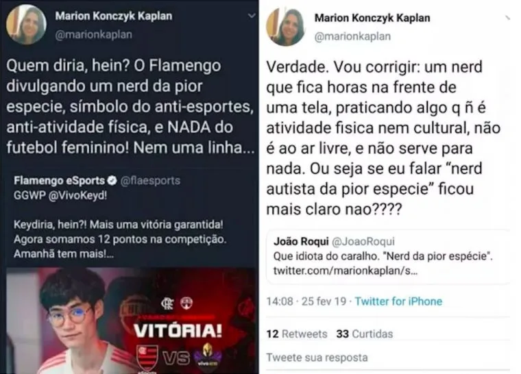 Conselheira do Flamengo critica time de LOL do clube