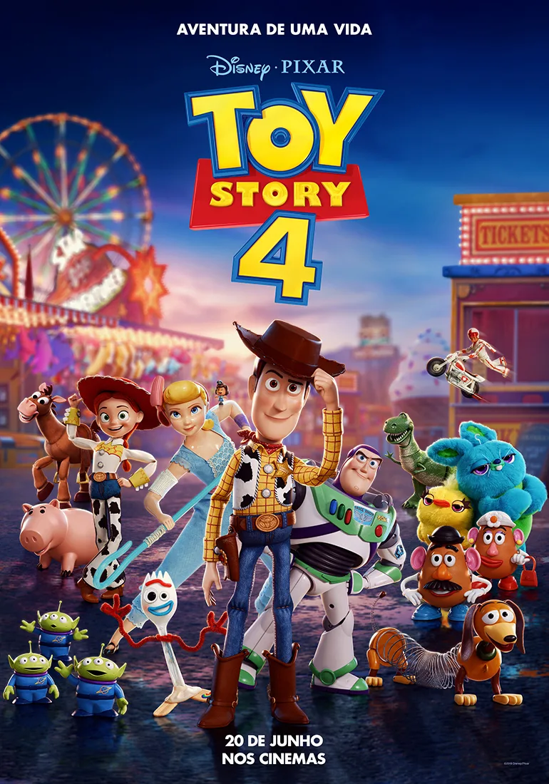 toy story 4 cartaz disney pixar