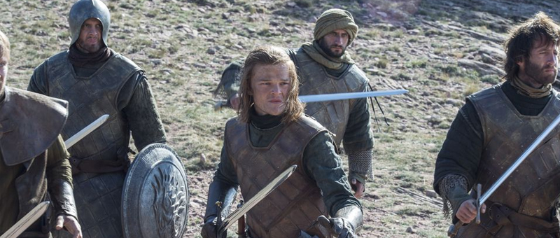 Ned Stark jovem com seus guerreiros