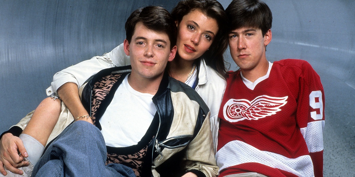 Matthew Broderick And Alan Ruck In 'Ferris Bueller's Day Off' curtindo a vida adoidado