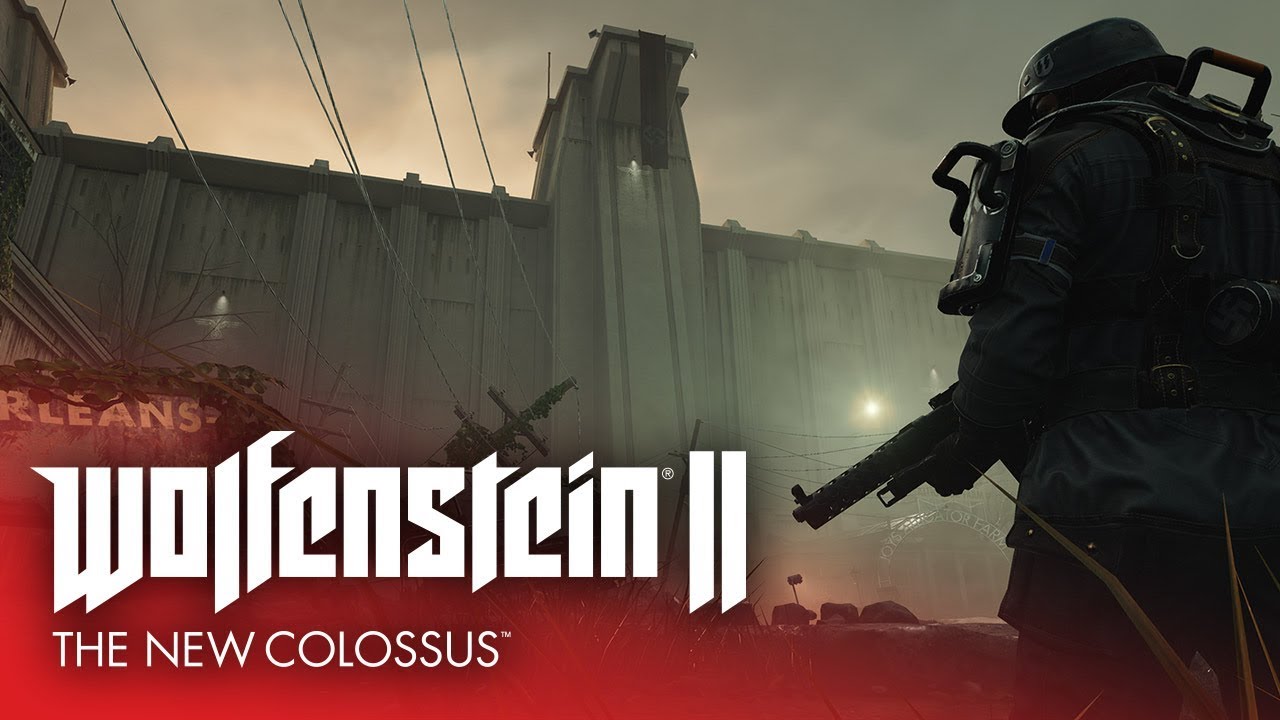 capa do trailer de Wolfenstein II: The New Colossus