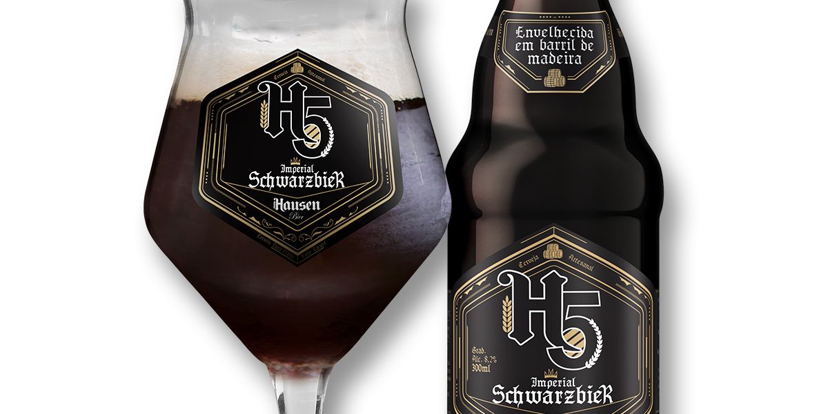 hausen h5 Imperial Schwarzbier cerveja artesanal
