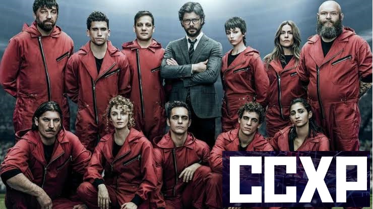 CCXP19 Netflix traz o elenco de La Casa de Papel ao evento