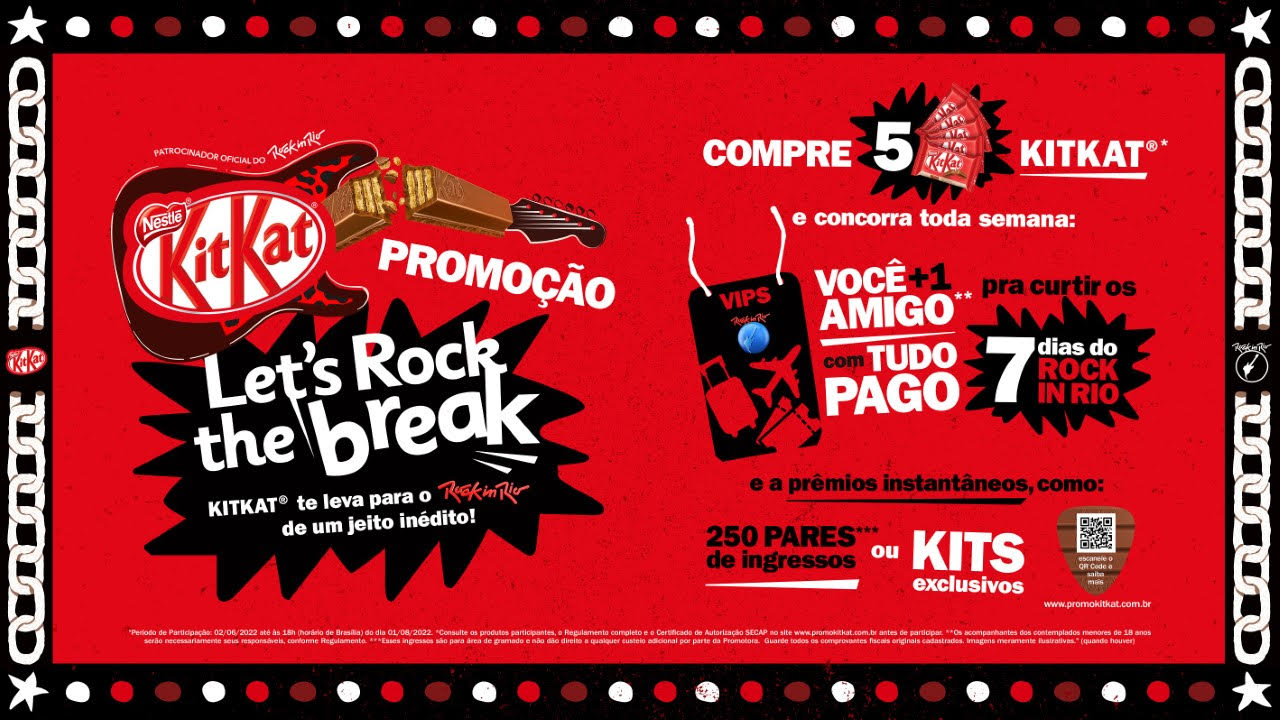kitkat promoção rock in rio