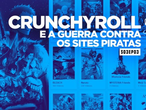 Crunchyroll capa podcast pirataria