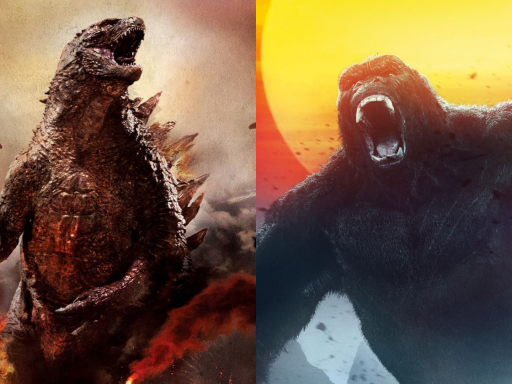 Imagem com Godzilla e Kong