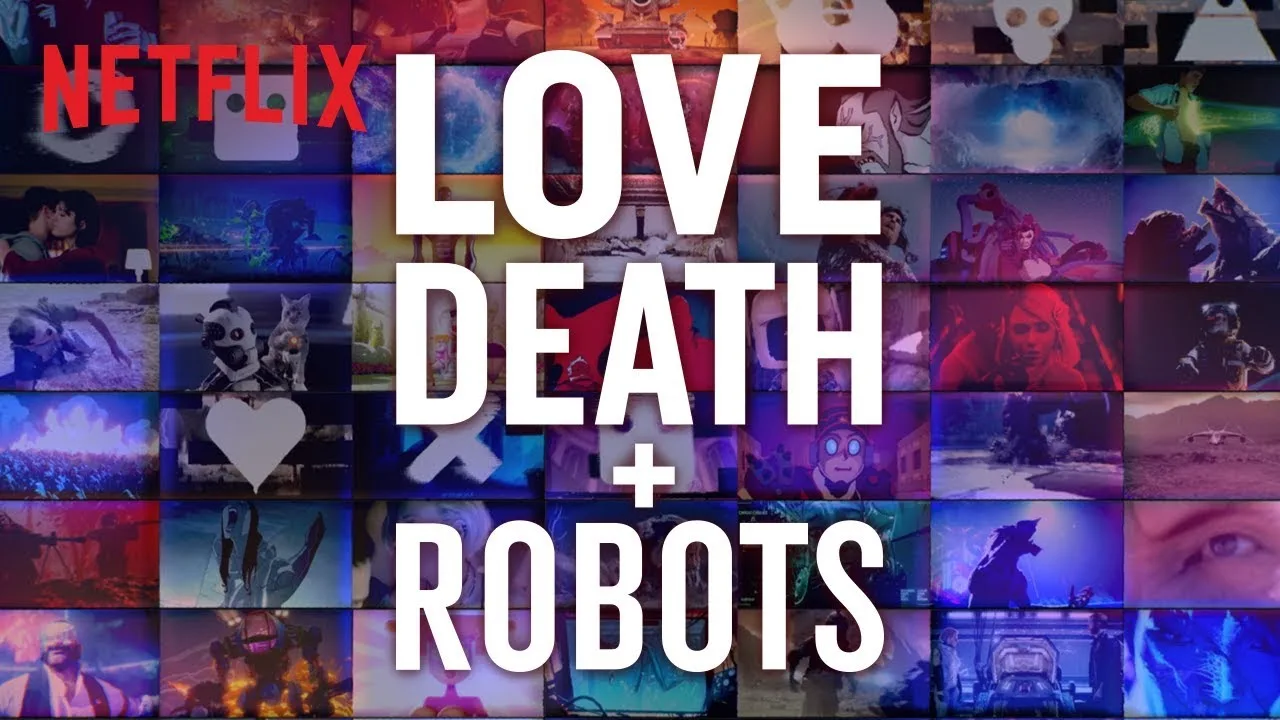 cartaz de love, death & robots da netflix