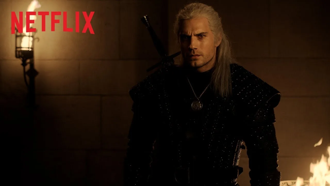 the witcher, com henry cavill
