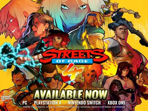 Streets of Rage 4 chega aos consoles e PC