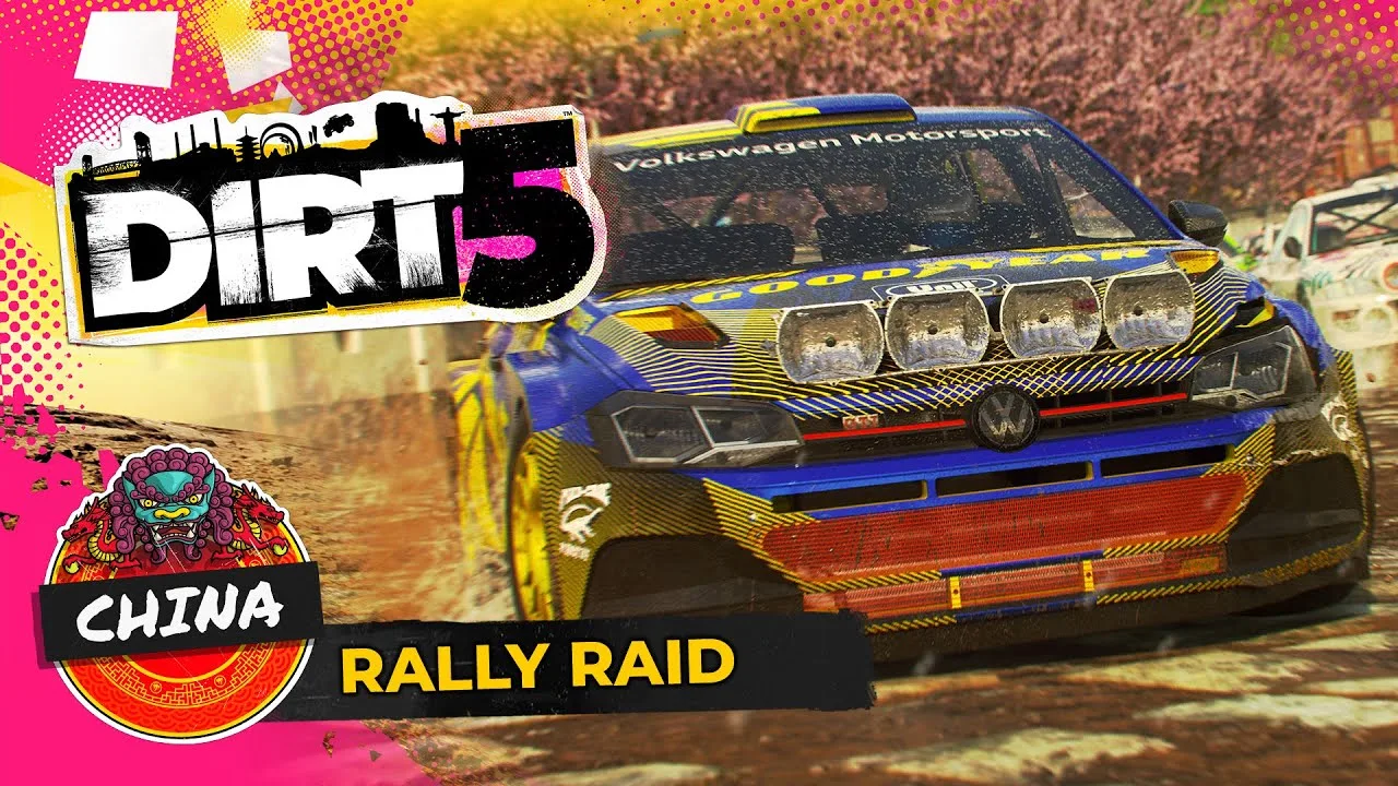 dirt 5 china gameplay rally raid