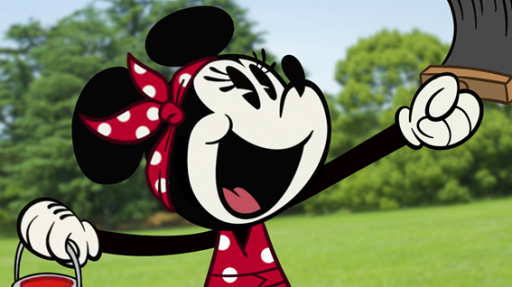 Minnie Mouse disney polkadotday