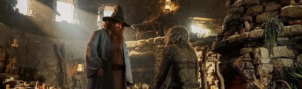 Tom Bombadil, personagem de Tolkien, na segunda temporada de Os Anéis de Poder