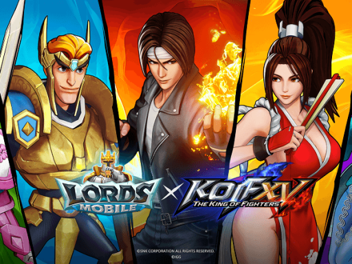 Lords Mobile e The King of Fighters XV se unem