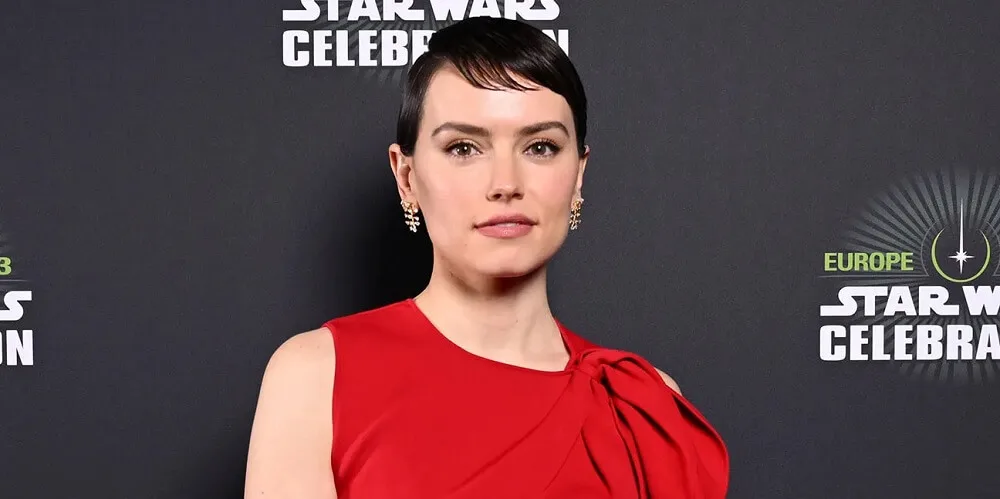 Daisy Ridley em evento de Star Wars