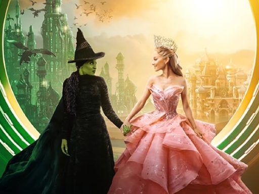 Glinda e Elphaba em Wicked, o filme