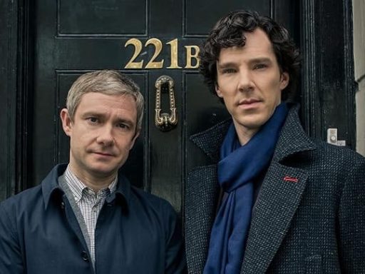 Série Sherlock, com Benedict Cumberbatch e Martin Freeman