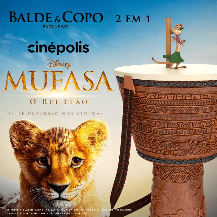 Cinépolis lança combo de Mufasa O Rei Leão