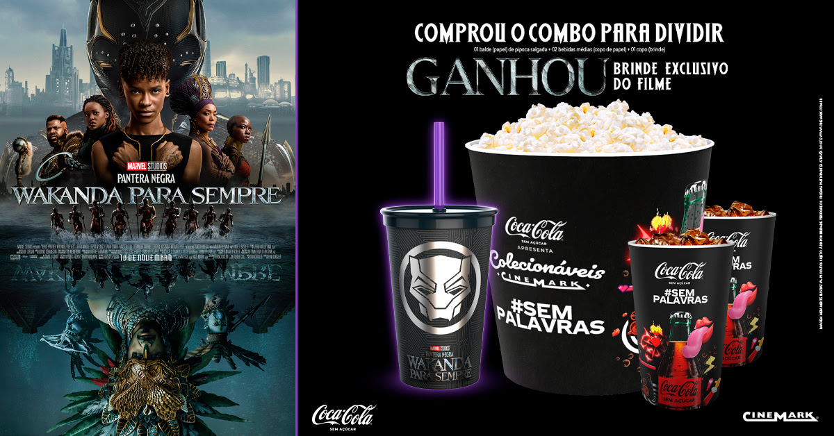 Wakanda Para Sempre ganha combo exclusivo na Cinemark