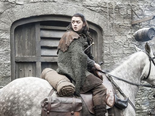 Maisie Williams as Arya Stark – Photo Helen Sloan hbo game of thrones