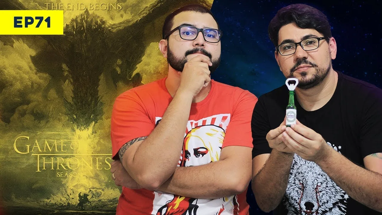 victor e rildon na capa do programa sobre game of thrones