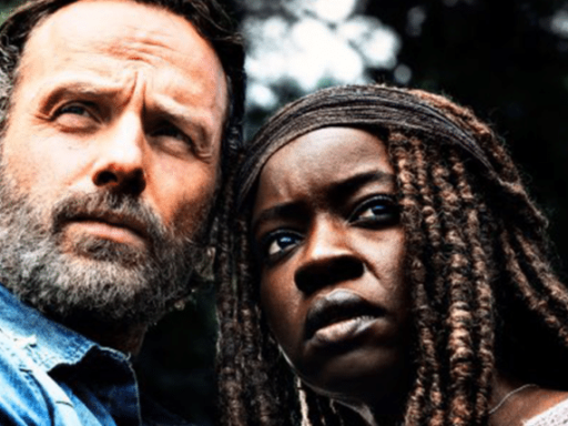 rick e michonne em the walking dead