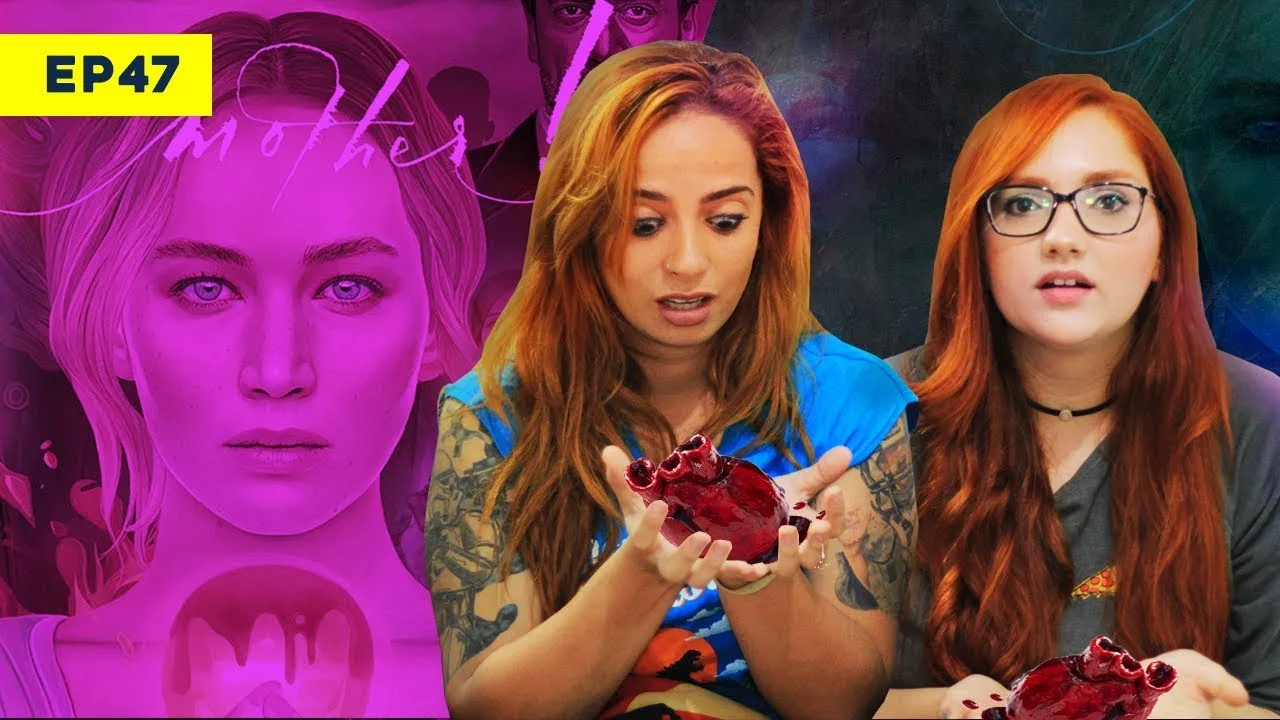 Lyla e Cynthia na capa do episódio do elas no controle sobre Mãe!