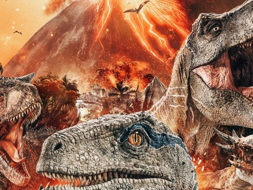 capa de Jurassic World: Reino Ameaçado filme no cinema