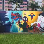 Homem-Aranha no Aranhaverso grafite