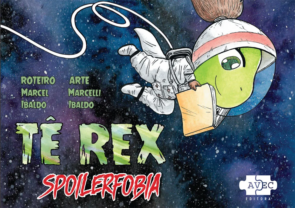 Tê Rex Spoilerfobia avec editora marcel ibaldo e marcelli ibaldo