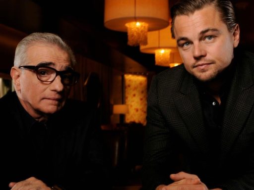 martin scorsese e leonardo dicaprio lado a lado