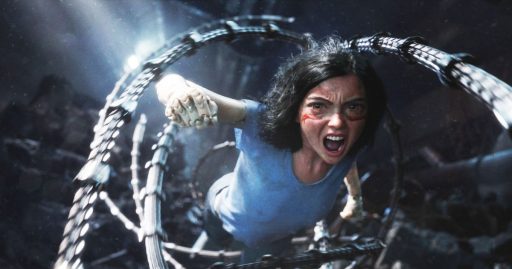 Alita: Anjo de Combate com a protagonista em ação