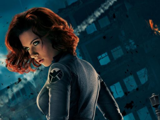 Viúva Negra em poster de Os Vingadores