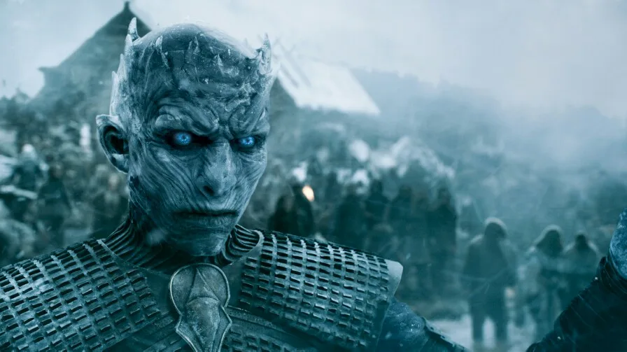 rei da noite em cena de Game of Thrones