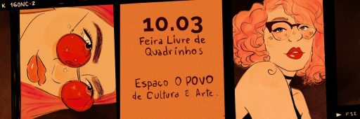 arte de Brandda Maria para a Feira Livre de Quadrinhos