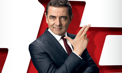 Rowan Atkinson no poster de Johnny English 3.0