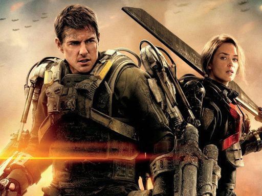 cartaz de No Limite do Amanhã com tom cruise e emily blunt