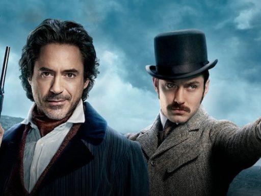 Sherlock Holmes e Watson na capa do segundo filme