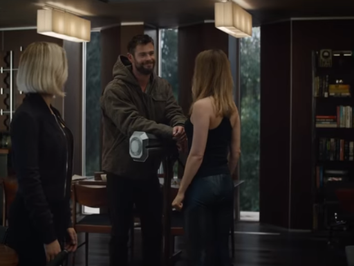 vingadores ultimato capitã marvel e thor frame do trailer 2