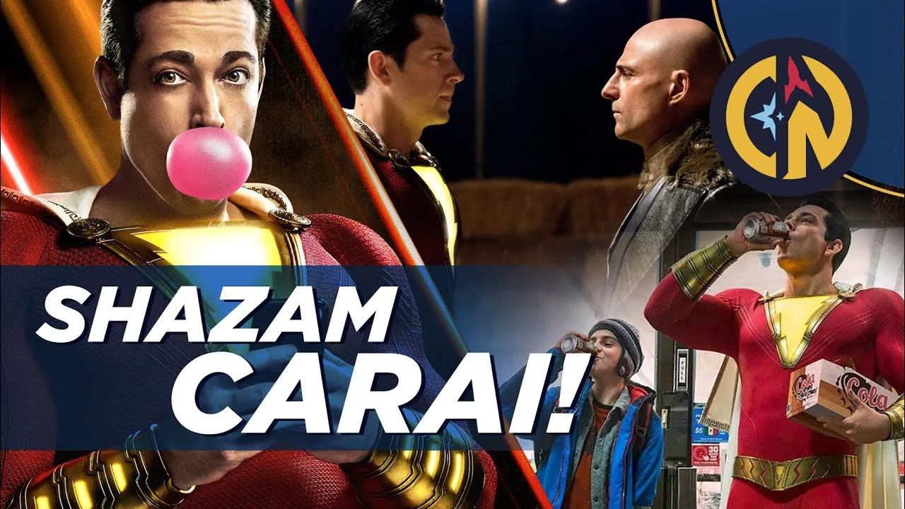 shazam! vídeo cosmonerd warner