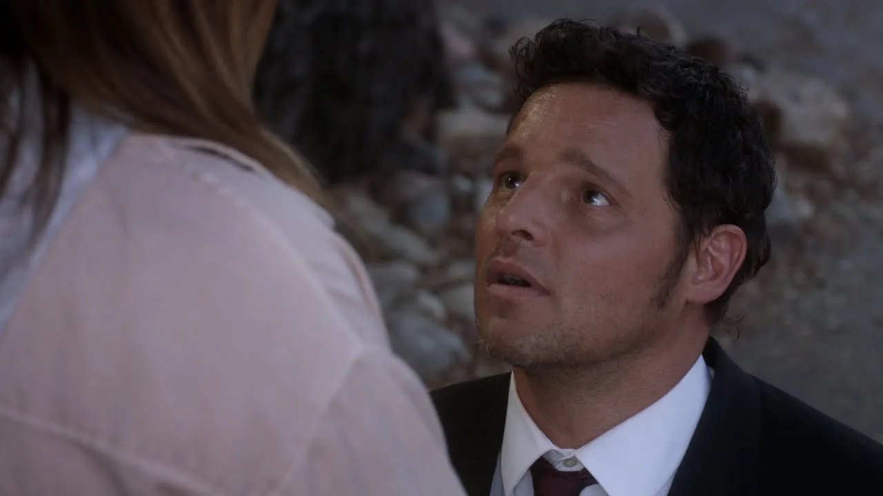 cena de "Nothing Left to Cling To" 16x01 de grey's anatomy alex e jo