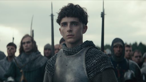 Timothée Chalamet é Henrique V