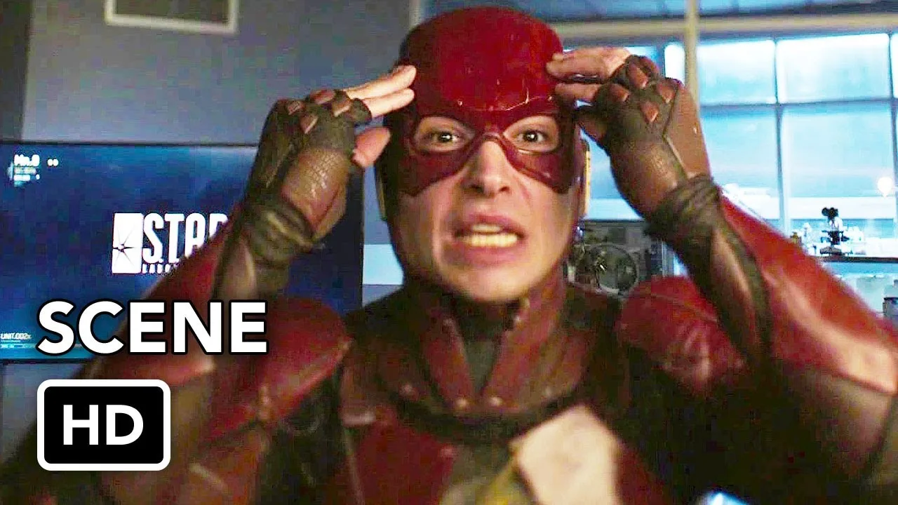 Flash de Ezra Miller aparece em Crise nas Infinitas Terras