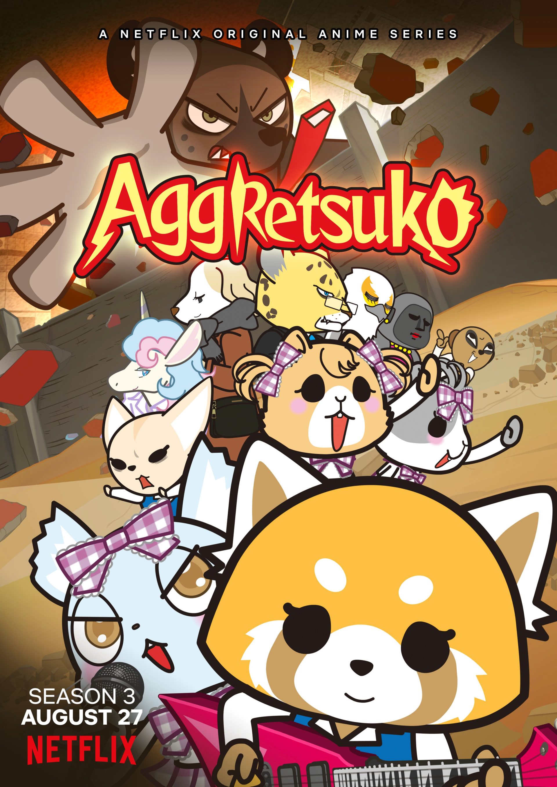 Aggretsuko 3a temporada netflix