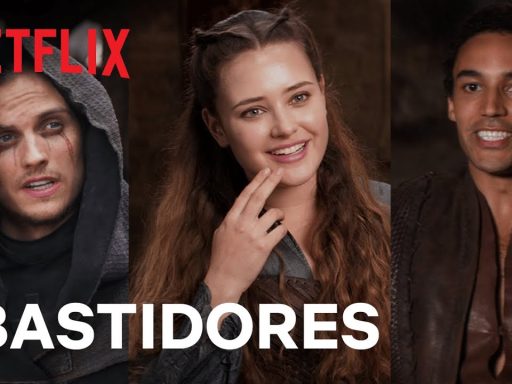 capa do video de bastidores de Cursed - A Lenda do Lago da netflix