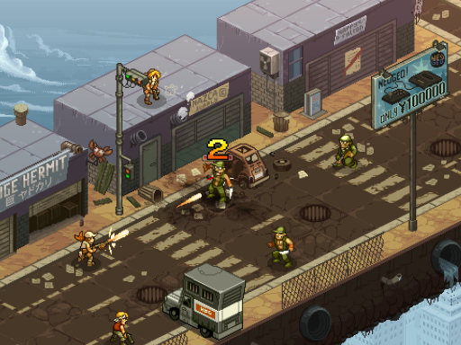 Gameplay de Metal Slug Tactics