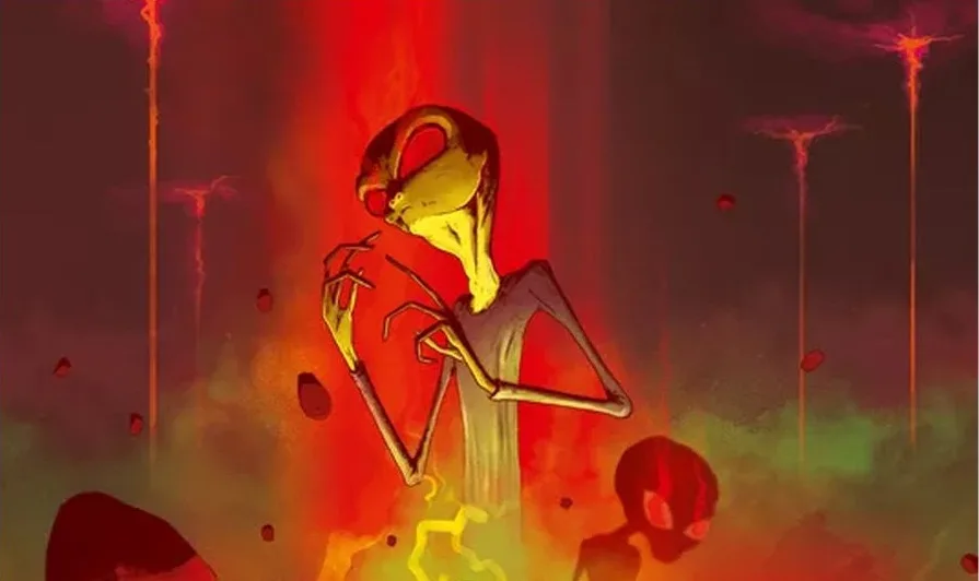 On Mars Alien Invasion