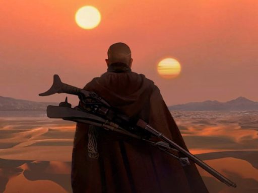 o livro de Boba Fett em tatooine