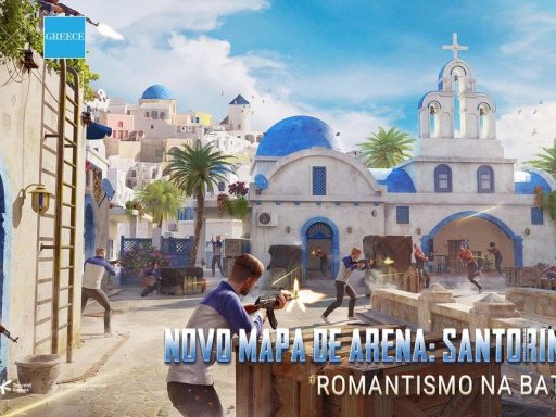 Novo mapa Arena Santorini chega ao PUBG MOBILE